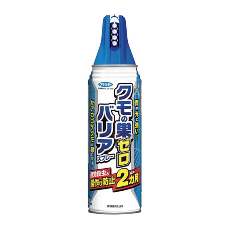 フマキラー クモの巣ゼロバリアスプレー 450ml 1個（ご注文単位1個）【直送品】