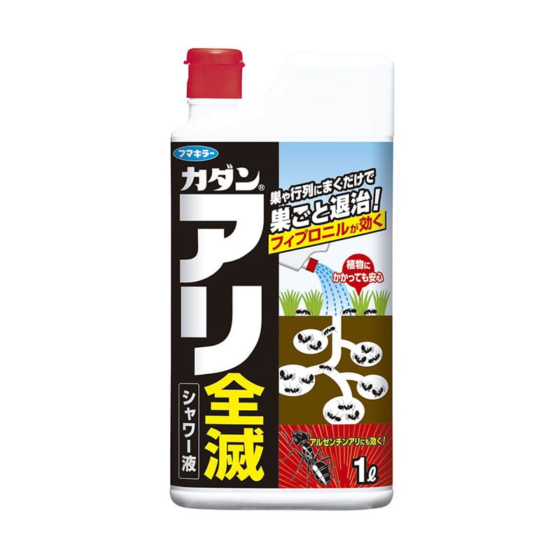 フマキラー カダン アリ全滅シャワー液 1L 1個（ご注文単位1個）【直送品】