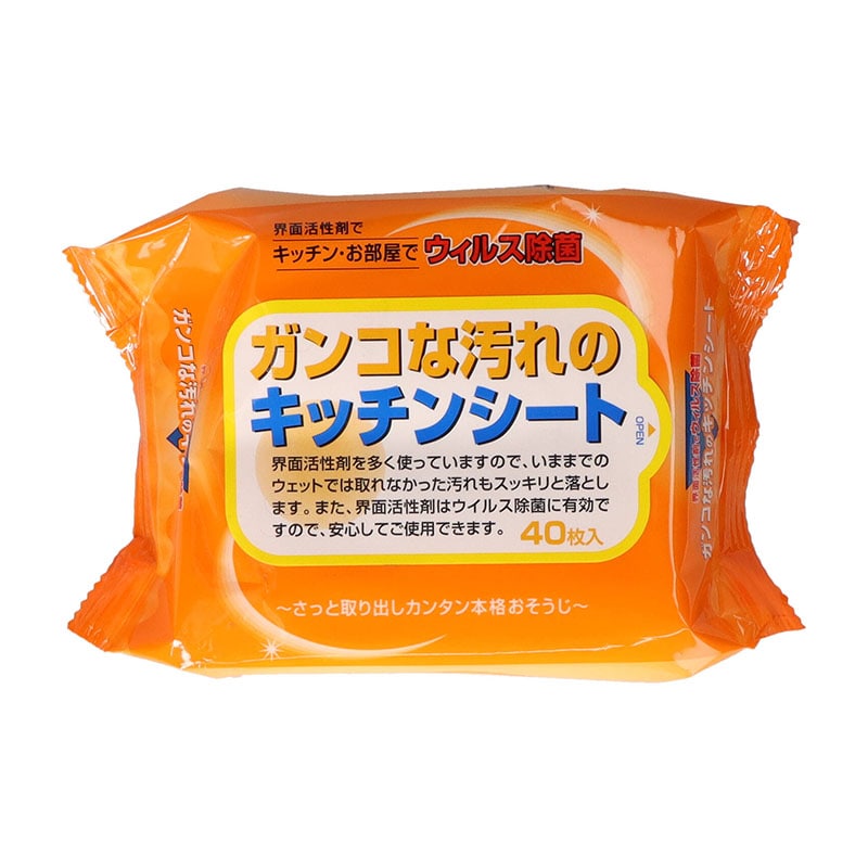 ペーパーテック ガンコな汚れのキッチンシート 40枚/個(ご注文単位1個)【直送品】