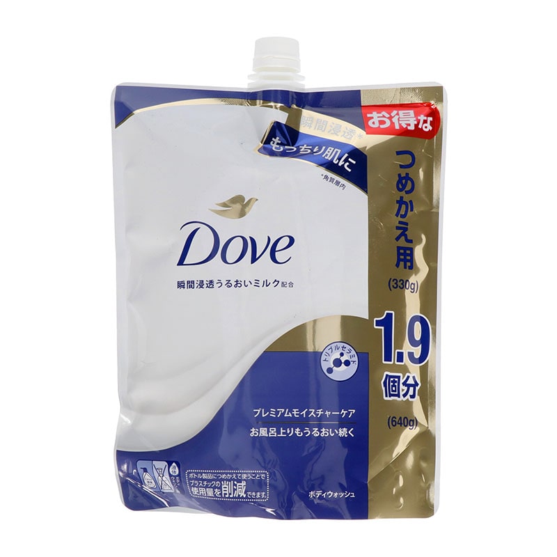 ユニリーバ・ジャパン ダヴ ボディウォッシュ プレミアム モイスチャーケア つめかえ用 640g 1個（ご注文単位1個）【直送品】