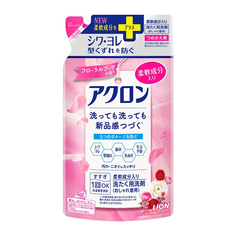 ライオン アクロン フローラルブーケの香り つめかえ用 380ml 1個（ご注文単位1個）【直送品】