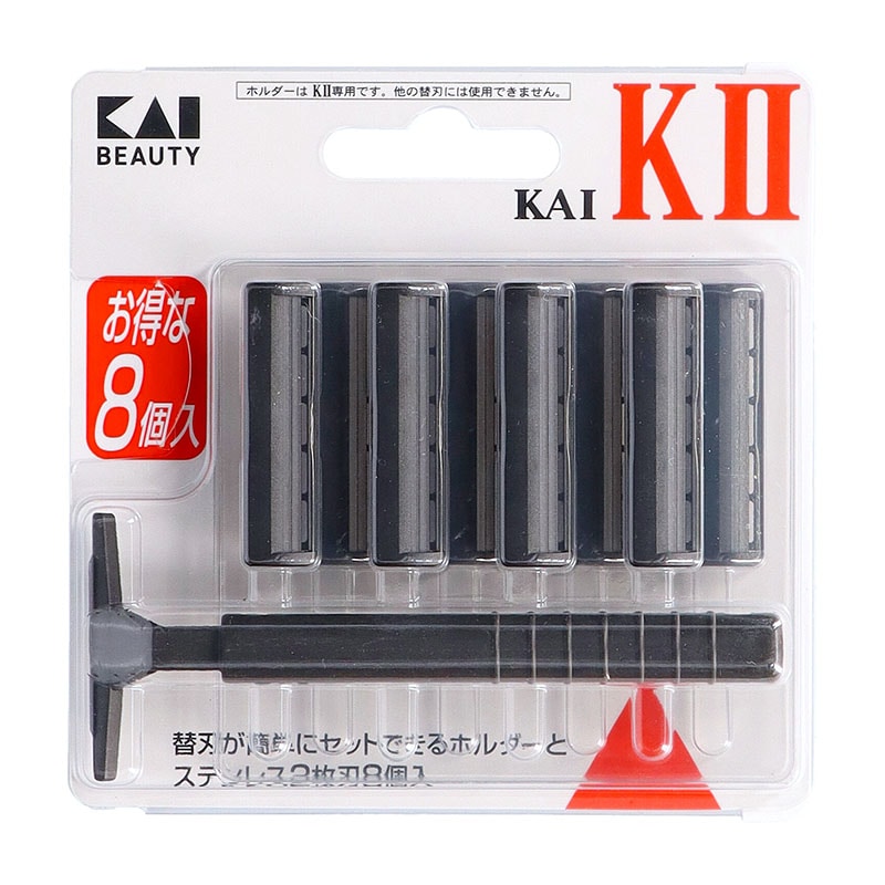 貝印 K2-8B KAI-K2 替刃8コ付 1束（ご注文単位1束）【直送品】