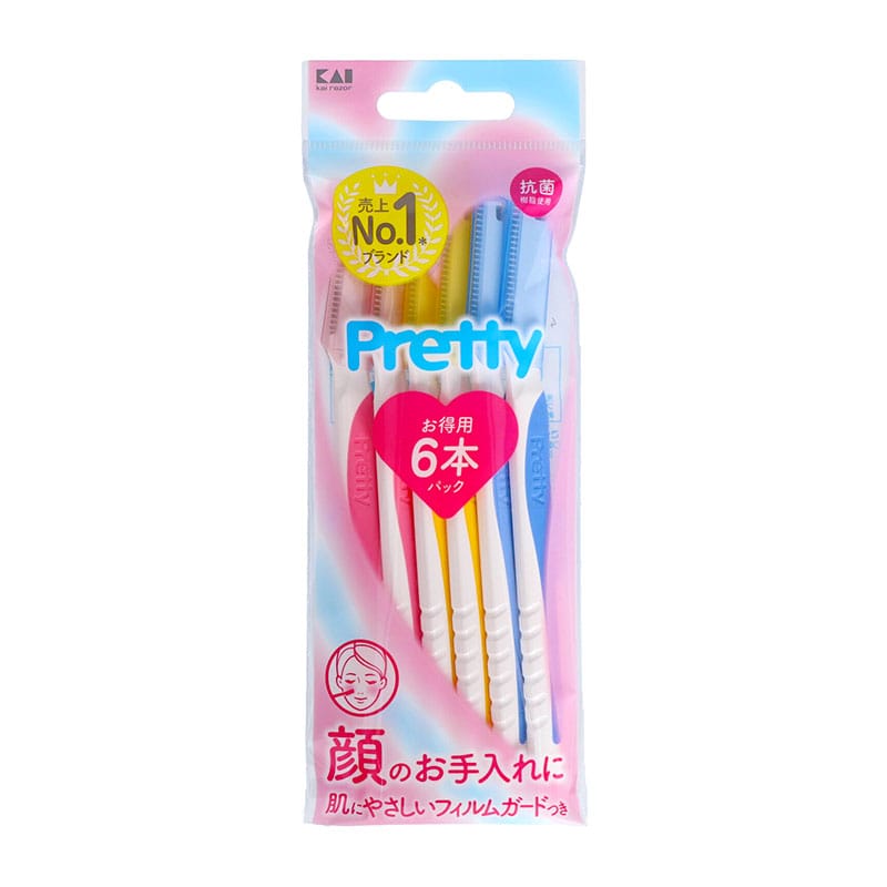 貝印 プリティー フェイスL GA0084 FRL-6P2 6本/個（ご注文単位1個）【直送品】