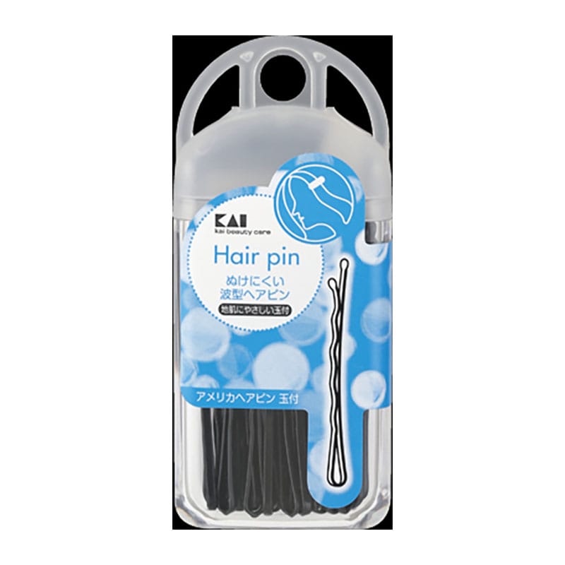 貝印 HL0102 アメリカヘアピンタマ付き 30本/個（ご注文単位1個）【直送品】