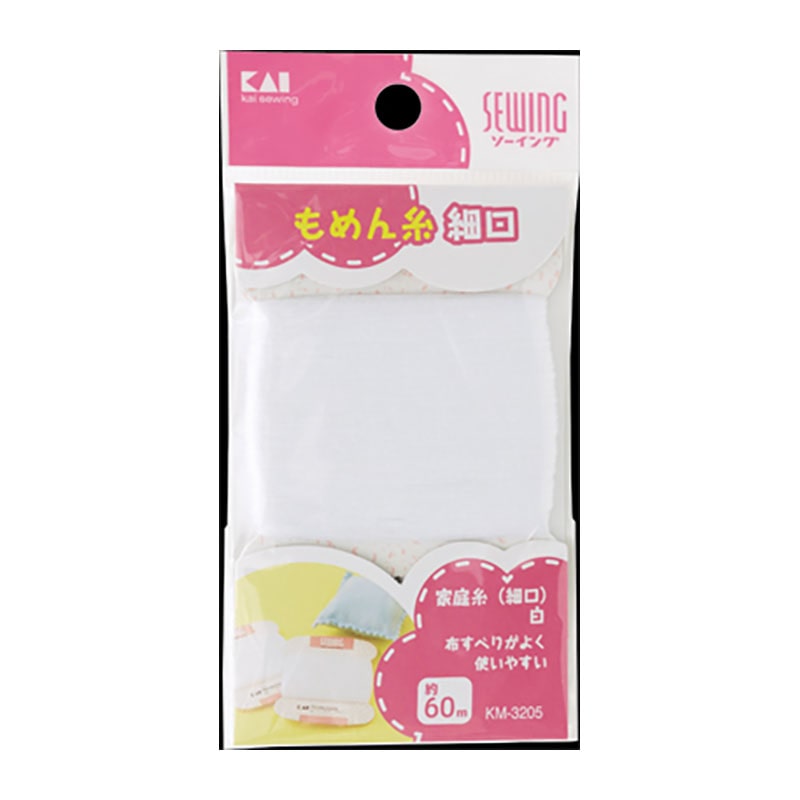 貝印 家庭糸(細口)白 60m 1個（ご注文単位1個）【直送品】