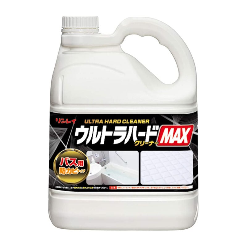 リンレイ ウルトラハードクリーナーMAX バス用防カビタイプ 4L 1個（ご注文単位1個）【直送品】