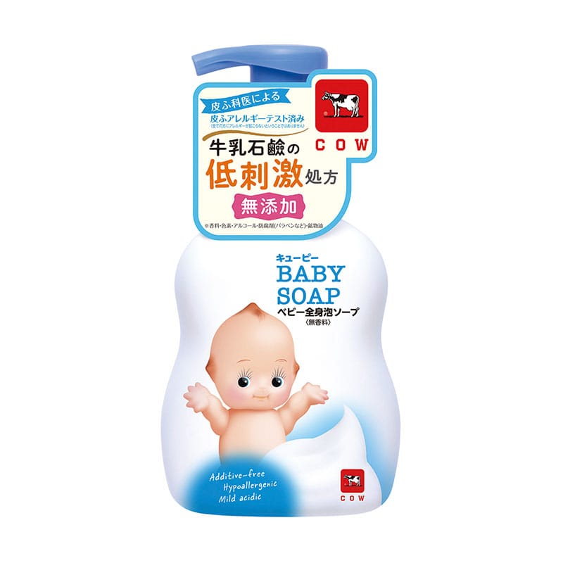 牛乳石鹸共進社 キューピー 全身ベビーソープ［泡タイプ］ 本体 400ml 1個（ご注文単位1個）【直送品】