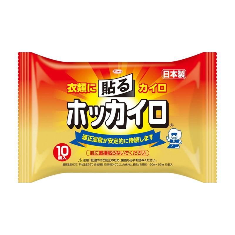 興和 ホッカイロ 貼るレギュラー 10個/袋（ご注文単位1袋）【直送品】
