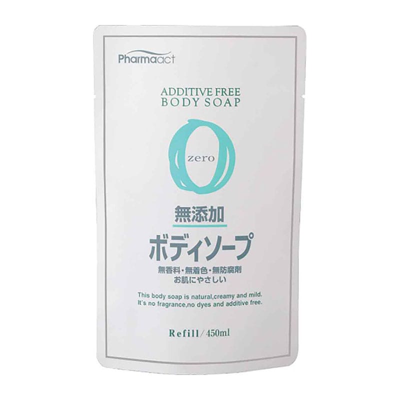 熊野油脂 ファーマアクト 無添加ボディソープ 詰替用 450ml 1個（ご注文単位1個）【直送品】