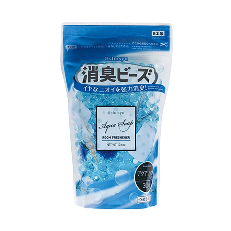 小久保工業所 アットショウシュウ消臭ビーズ アクアソープ 詰め替え用 300g 1個（ご注文単位1個）【直送品】