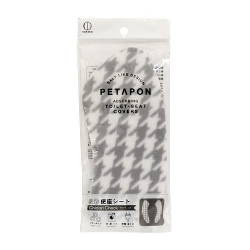 小久保工業所 ペタポン 吸着便座シート チドリチェック 1個（ご注文単位1個）【直送品】