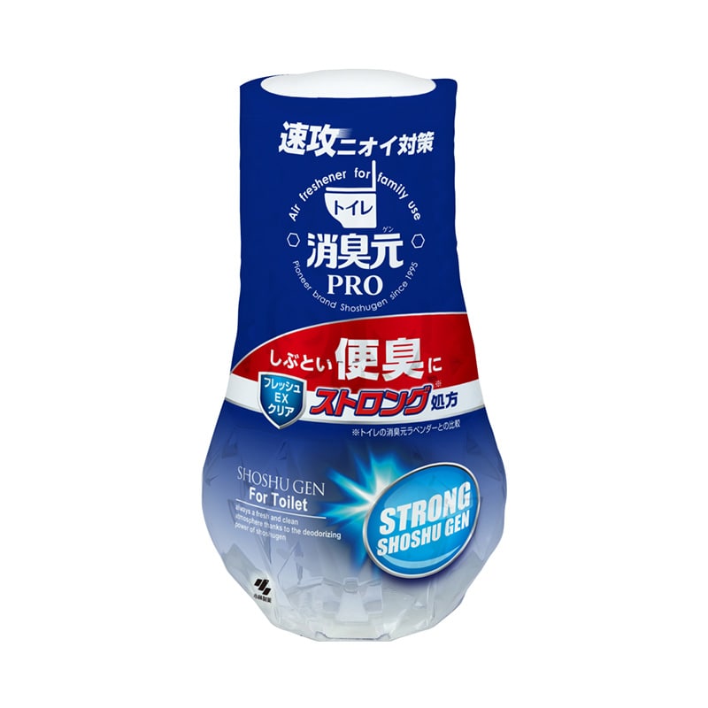 小林製薬 トイレの消臭元PRO 便臭ストロング フレッシュEXクリア 400ml 1個（ご注文単位1個）【直送品】