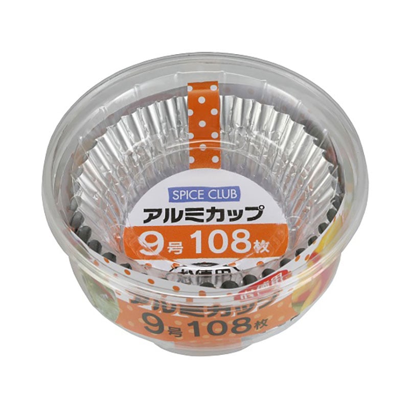 大和物産 SCお徳用アルミカップ9号 108枚/個（ご注文単位1個）【直送品】