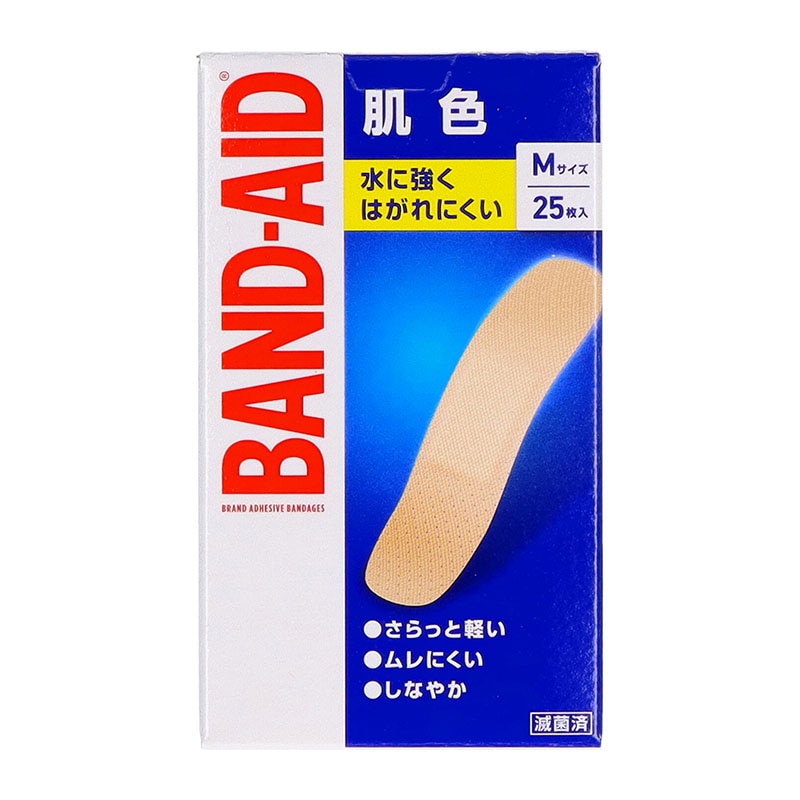 中央物産 バンドエイド 肌色 Mサイズ 25枚/個（ご注文単位1個）【直送品】