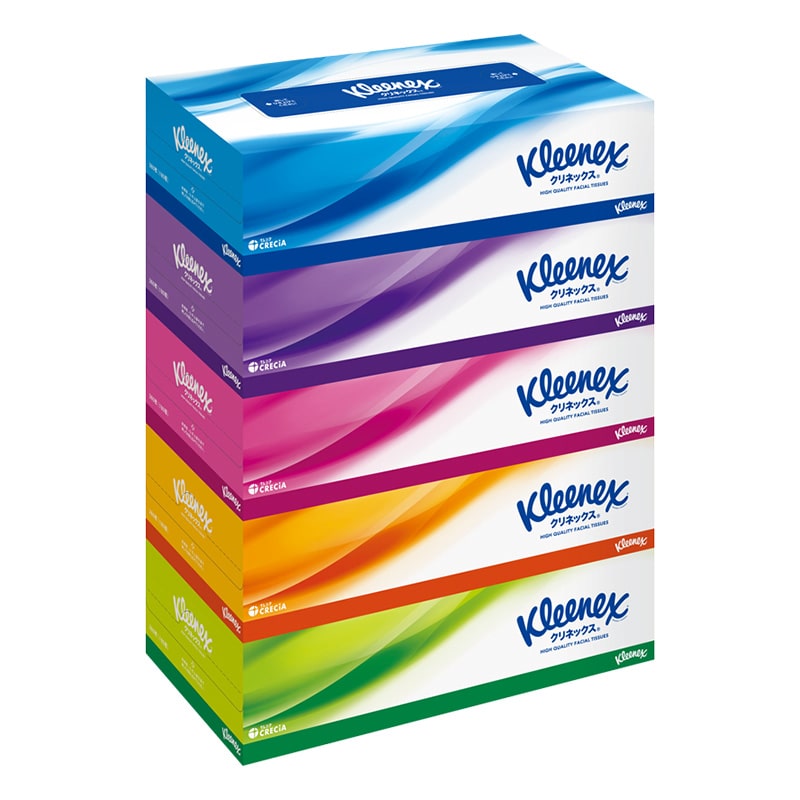 日本製紙クレシア クリネックスティシュー 5箱/個(ご注文単位1個)【直送品】