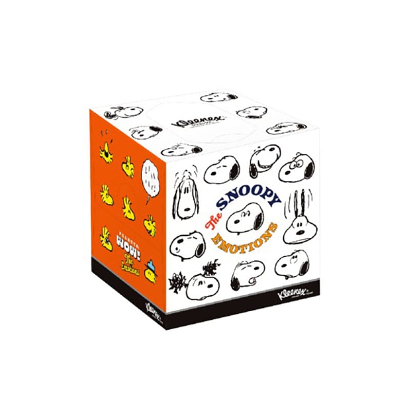 日本製紙クレシア クリネックス ティシュー 80組 スヌーピー 1個（ご注文単位1個）【直送品】