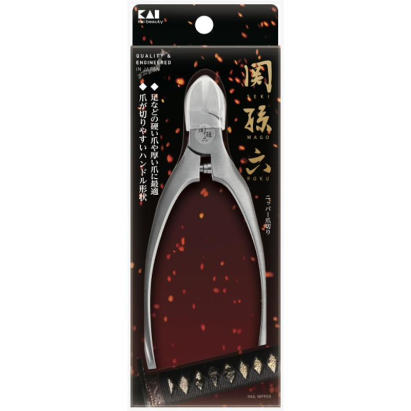 貝印 HC3549 関孫六ニッパーツメキリレギュラーハンドル 1個（ご注文単位6個）【直送品】