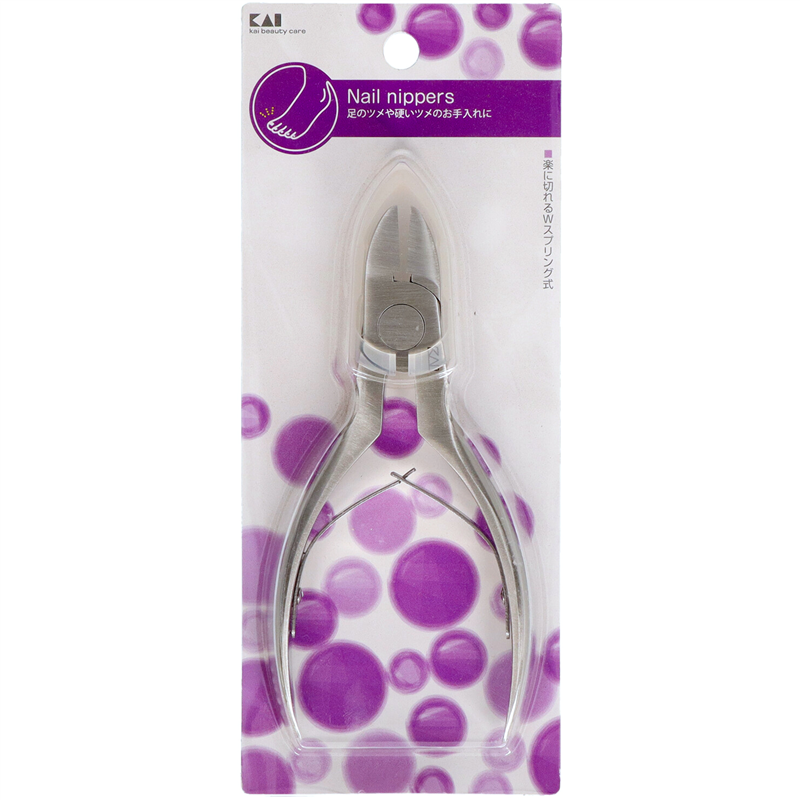 貝印 HL0608 SS ニッパーツメキリ Wスプリング 1個（ご注文単位6個）【直送品】