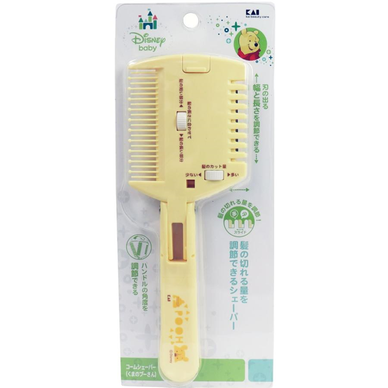貝印 KK1496 コームシェーパー(くまのプーさん) 1個(ご注文単位6個)【直送品】