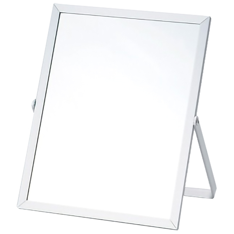 貝印 KX0744 スタンドミラー 角型Mアルミシルバー 1個（ご注文単位6個）【直送品】