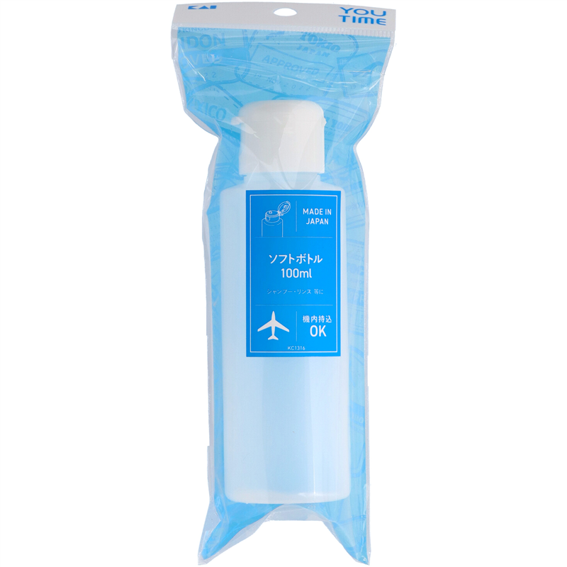 貝印 KC1316 ソフトボトル 100ml 1個（ご注文単位12個）【直送品】