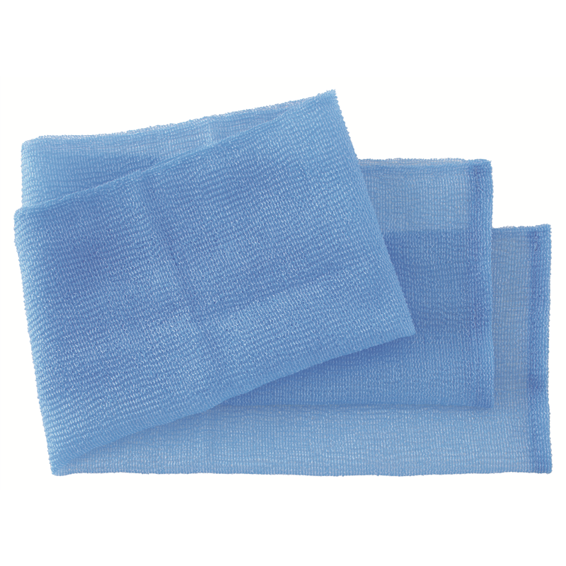 貝印 HB1002 EF.浴用タオル やわらかめ ブルー 1個(ご注文単位12個)【直送品】