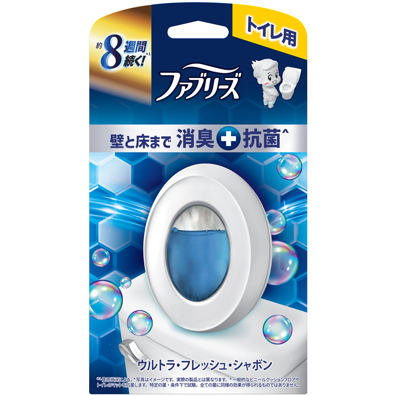 Ｐ＆Ｇジャパン合同会社 ファブリーズ トイレ用消臭剤プレミアムシリーズ+抗菌ウルトラフレッシュシャボン 1個（ご注文単位1個）【直送品】