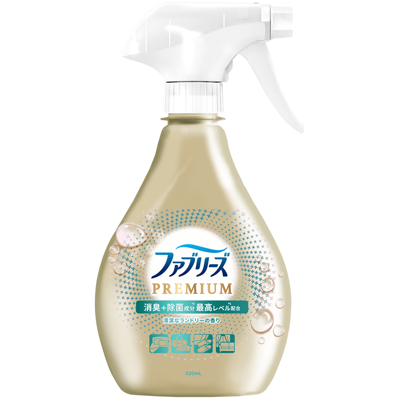 P&Gジャパン合同会社 ファブリーズW除菌+消臭プレミアム清潔なランドリーの香り本体 370mL 1パック(ご注文単位1パック)【直送品】