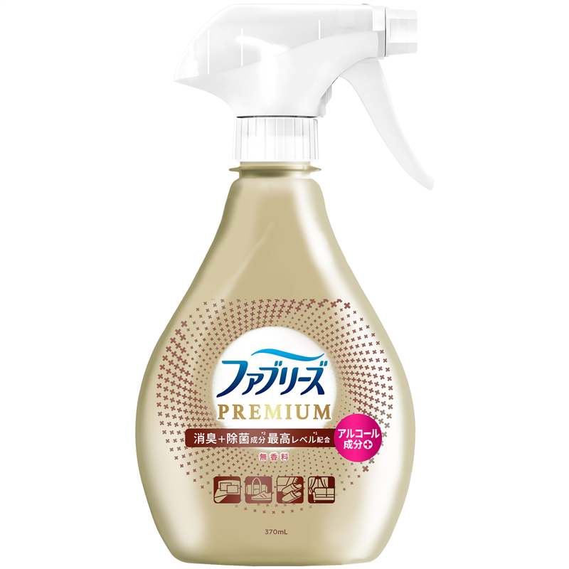 P&Gジャパン合同会社 ファブリーズW除菌+消臭プレミアム無香料本体 370mL 1パック(ご注文単位1パック)【直送品】