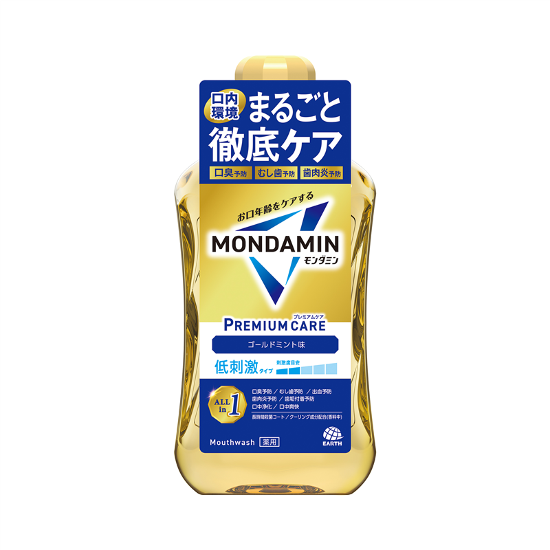 アース製薬 モンダミン プレミアムケア ゴールドミント 1000ml 1000mL 1パック(ご注文単位1パック)【直送品】