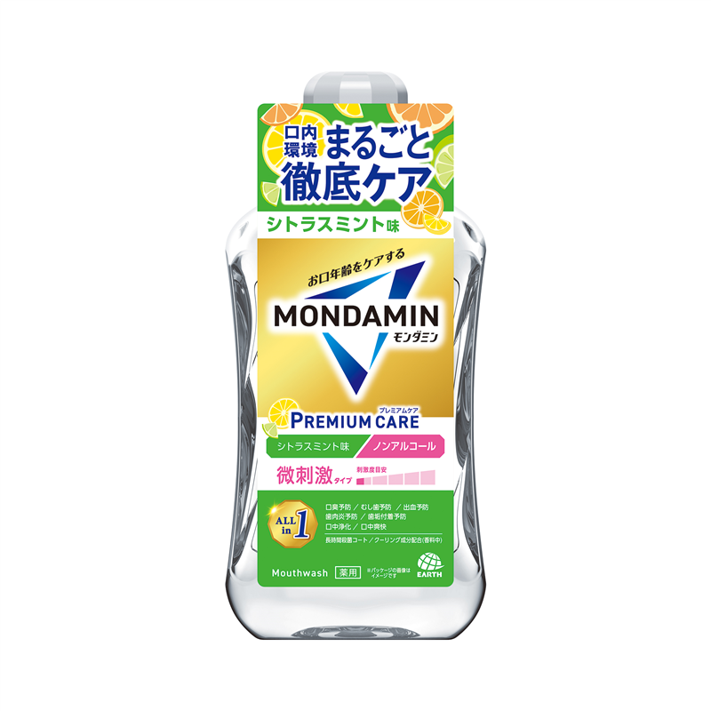 アース製薬 モンダミン プレミアムケア シトラスミント 1000ml 1000mL 1パック(ご注文単位1パック)【直送品】