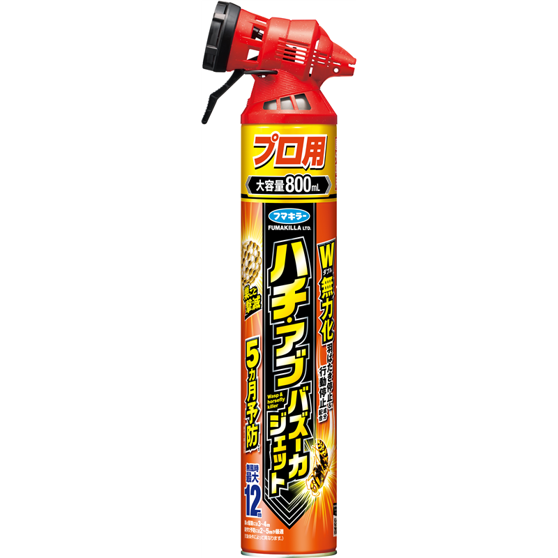 フマキラー ハチ・アブバズーカジェット 800mL 1パック（ご注文単位1パック）【直送品】