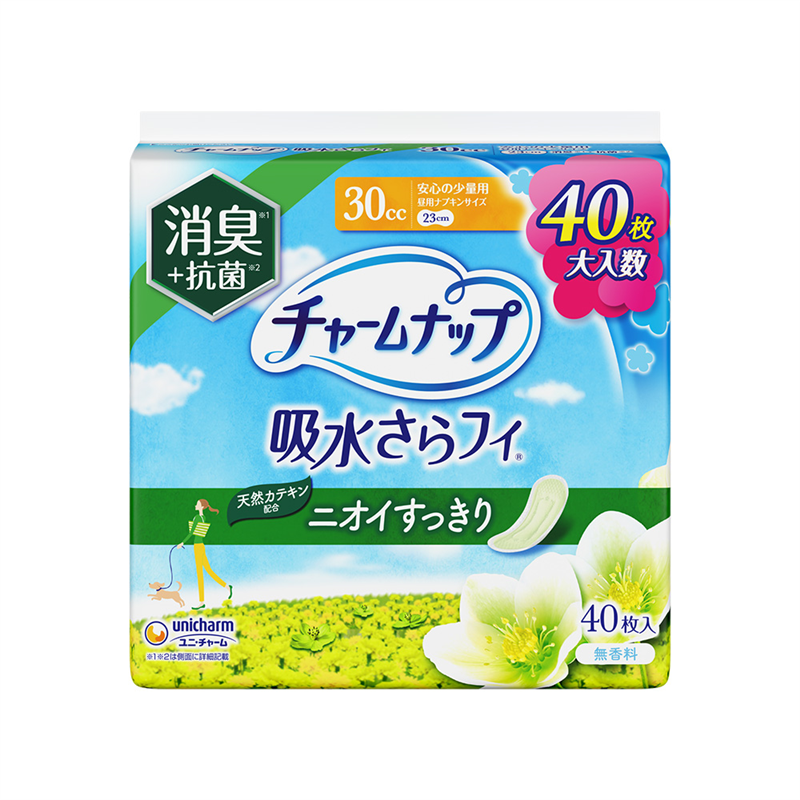 ユニ・チャーム チャームナップ安心の少量用消臭タイプ40枚 40枚 1パック（ご注文単位1パック）【直送品】