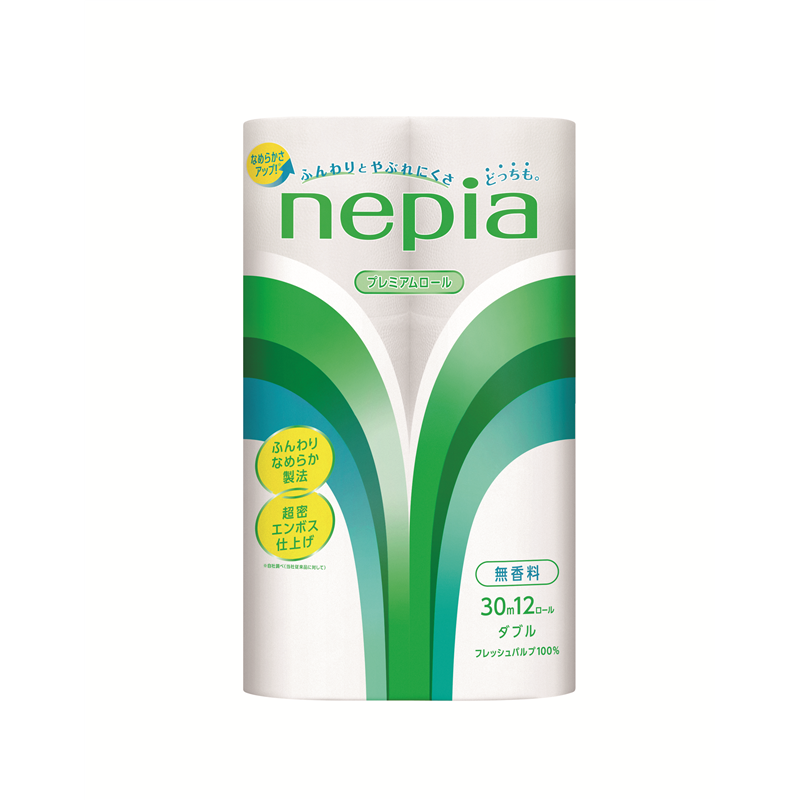 王子ネピア ネピア トイレットロール 12ロールダブル 30m 12ロール 1パック（ご注文単位6パック）【直送品】