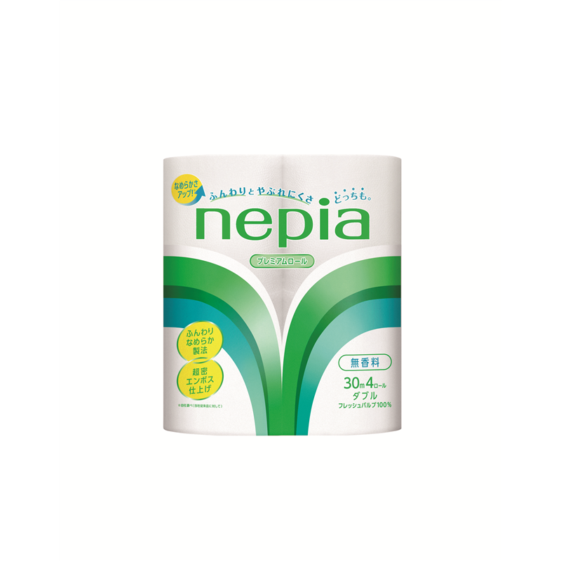 王子ネピア ネピア トイレットロール 4ロールダブル 30m 4ロール 1パック（ご注文単位12パック）【直送品】