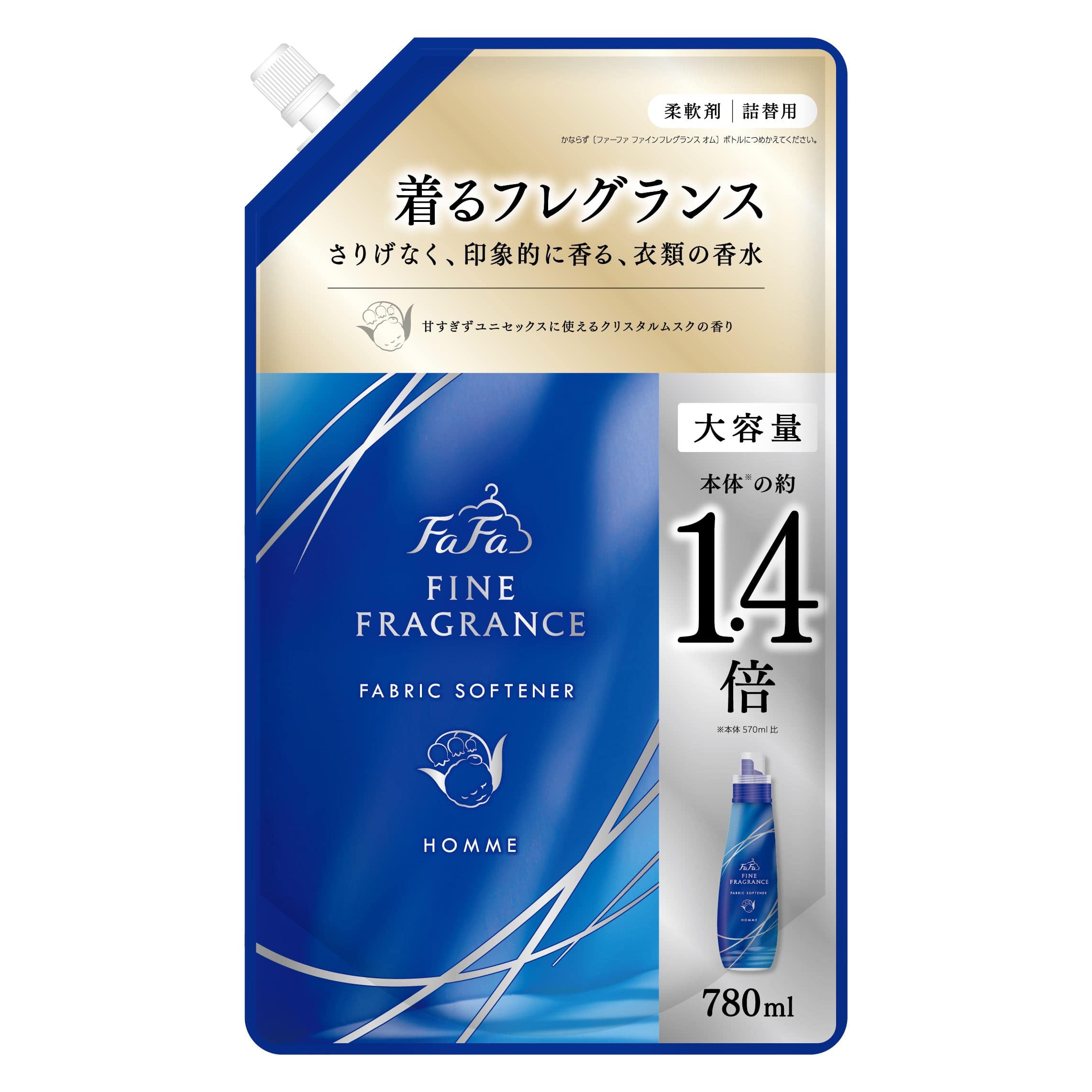 ＮＳファーファ・ジャパン ファーファ ファインフレグランスオム 替 780mL/パック（ご注文単位1パック）【直送品】