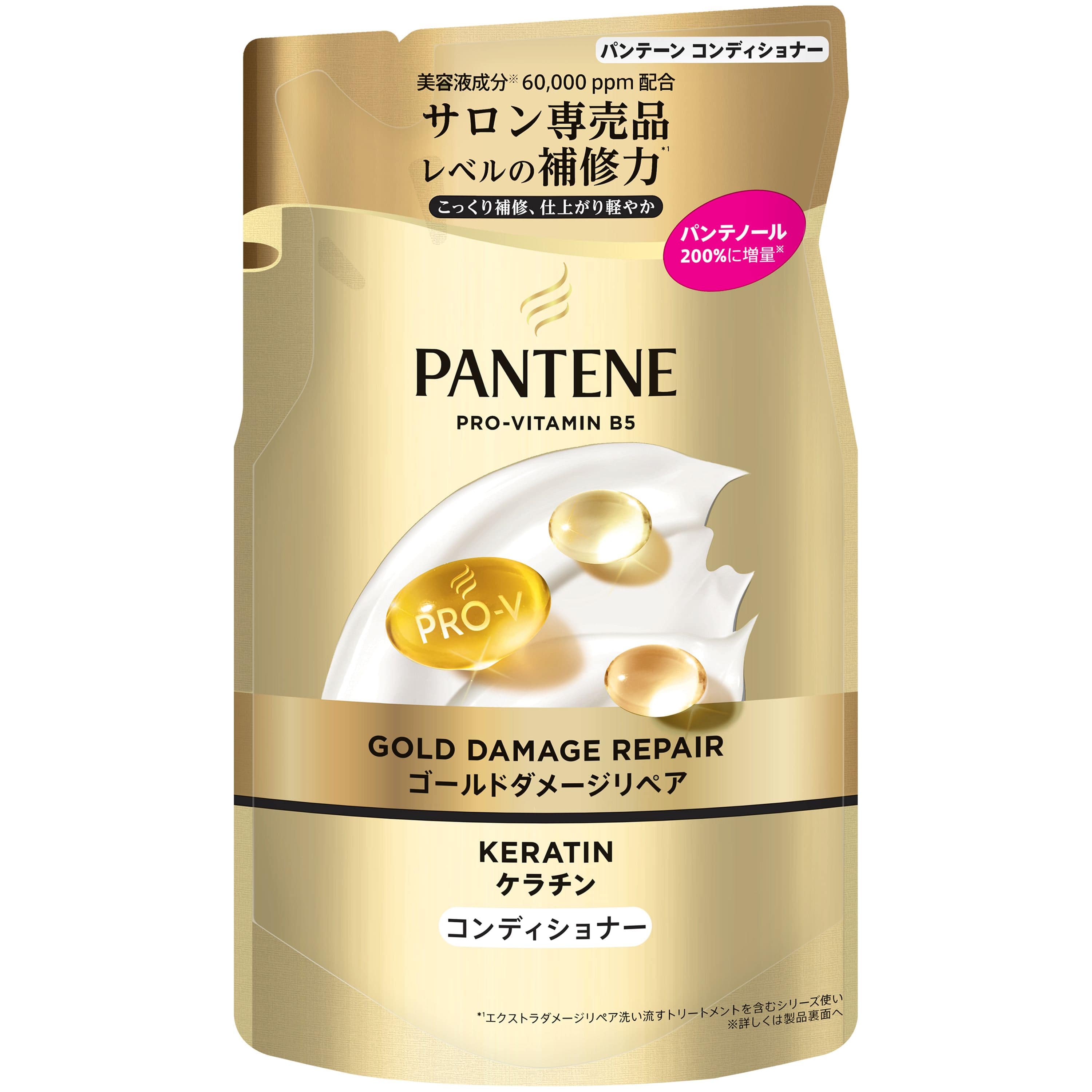 Ｐ＆Ｇジャパン パンテーンゴールドダメージリペアコンディショナーつめかえ 260G/パック（ご注文単位1パック）【直送品】