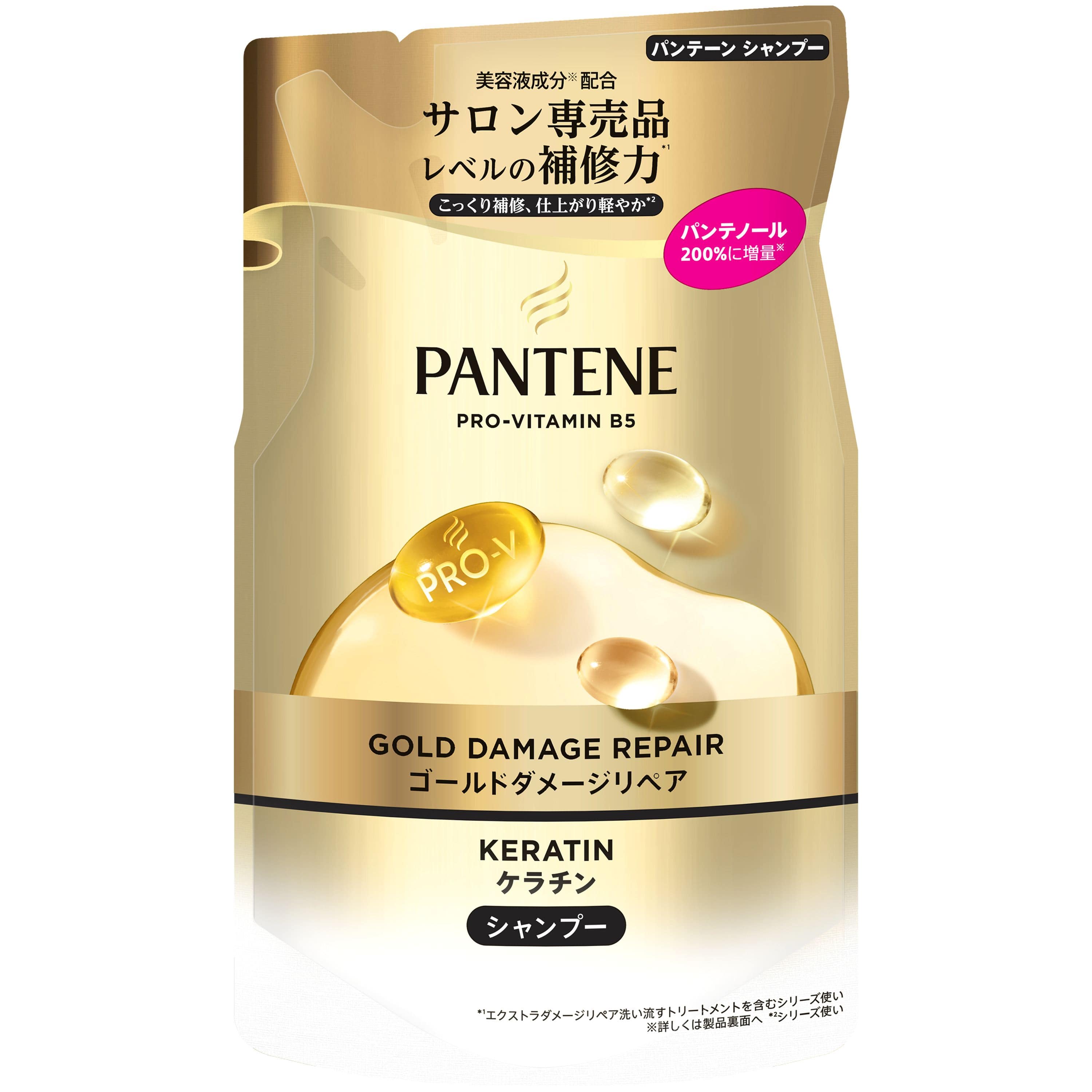 Ｐ＆Ｇジャパン パンテーンゴールドダメージリペアシャンプーつめかえ 260G/パック（ご注文単位1パック）【直送品】