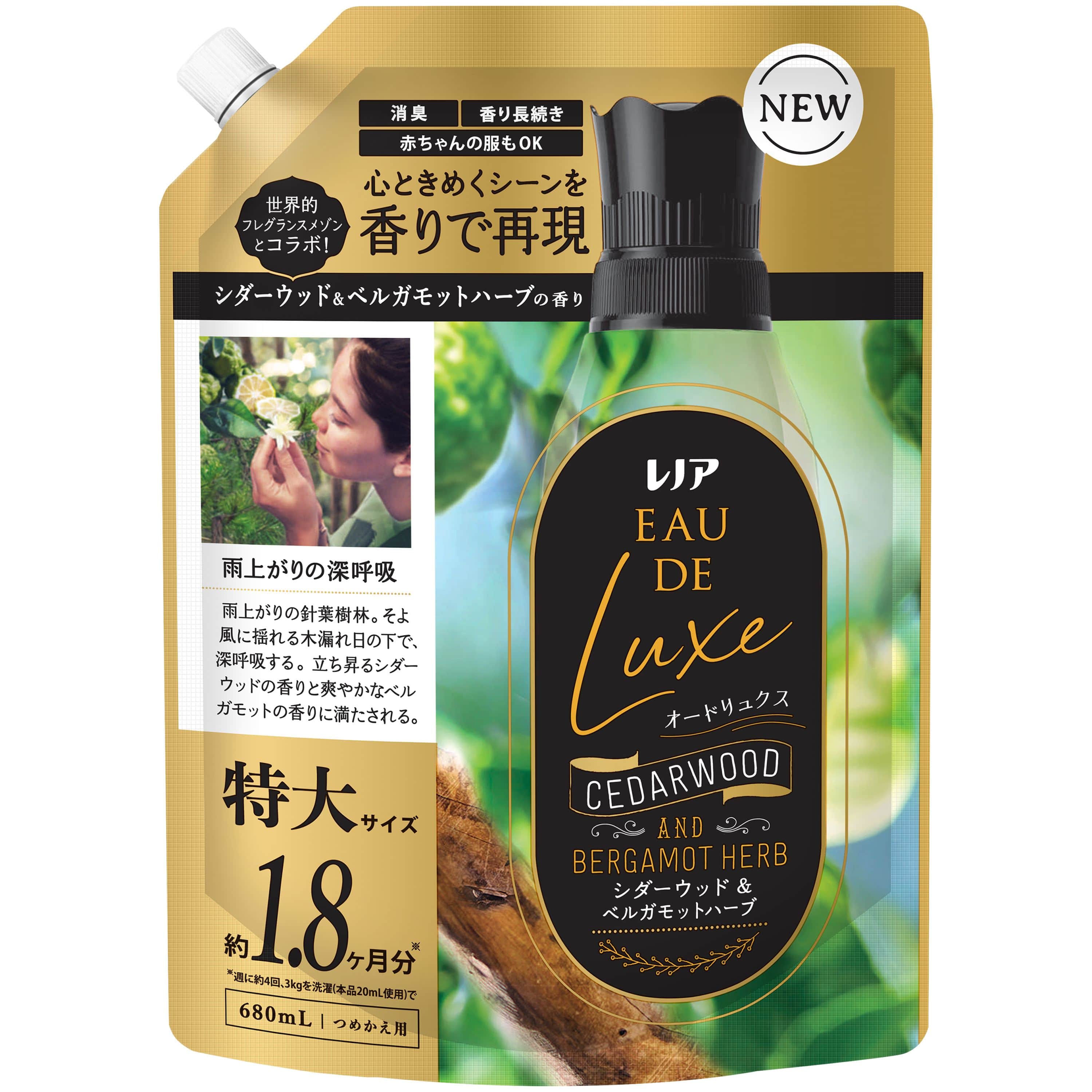 Ｐ＆Ｇジャパン レノアオードリュクスシダーウッド&ベルガモットハーブの香り特大サイズ 680mL/パック（ご注文単位1パック）【直送品】