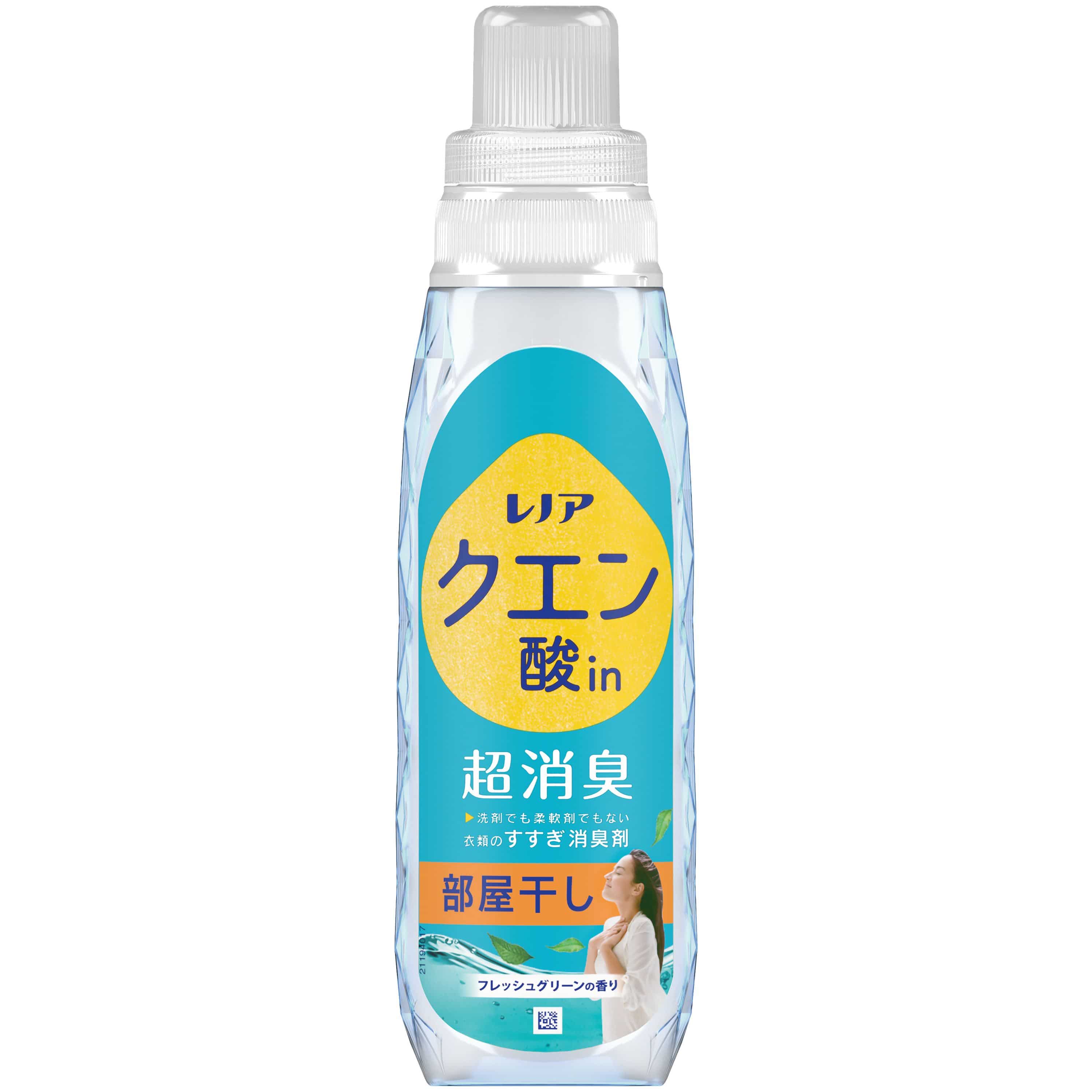 Ｐ＆Ｇジャパン レノアクエン酸in超消臭部屋干しフレッシュグリーンの香り本体 430mL/パック（ご注文単位1パック）【直送品】