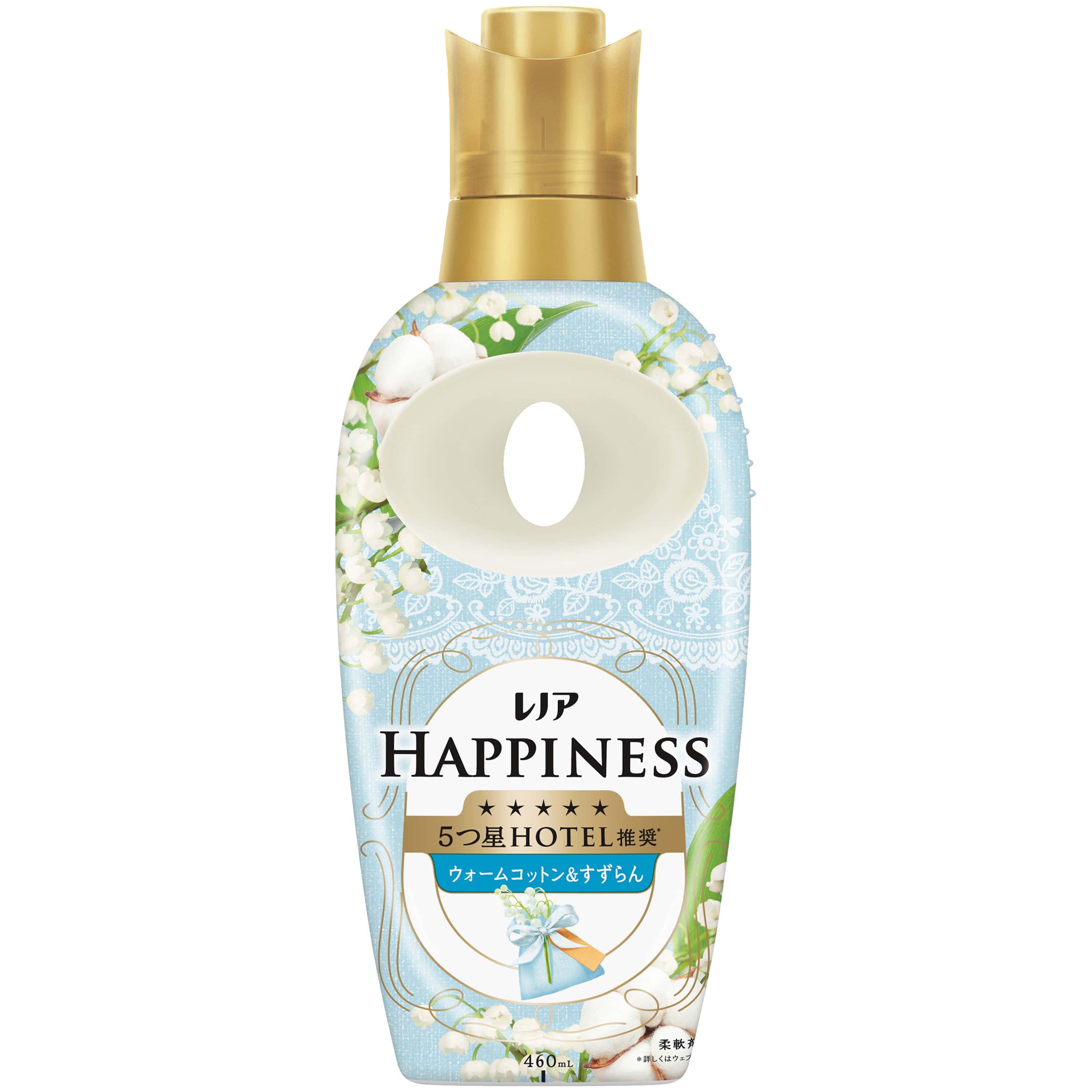 Ｐ＆Ｇジャパン レノアハピネス夢ふわタッチウォームコットン&すずらんの香り本体 460mL/パック（ご注文単位1パック）【直送品】