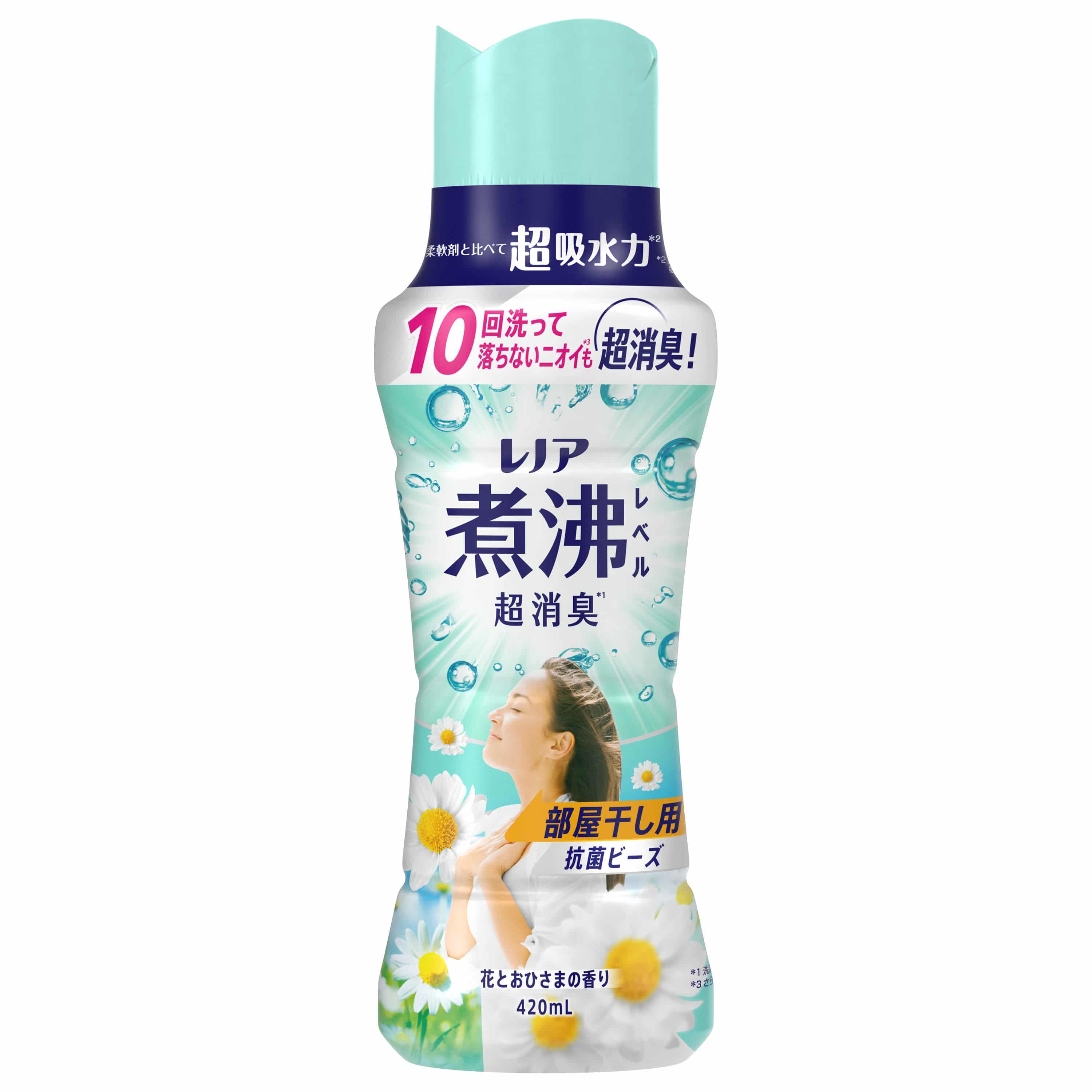 Ｐ＆Ｇジャパン レノア煮沸レベル消臭抗菌ビーズ部屋干し花とおひさまの香り本体 420mL/パック（ご注文単位1パック）【直送品】