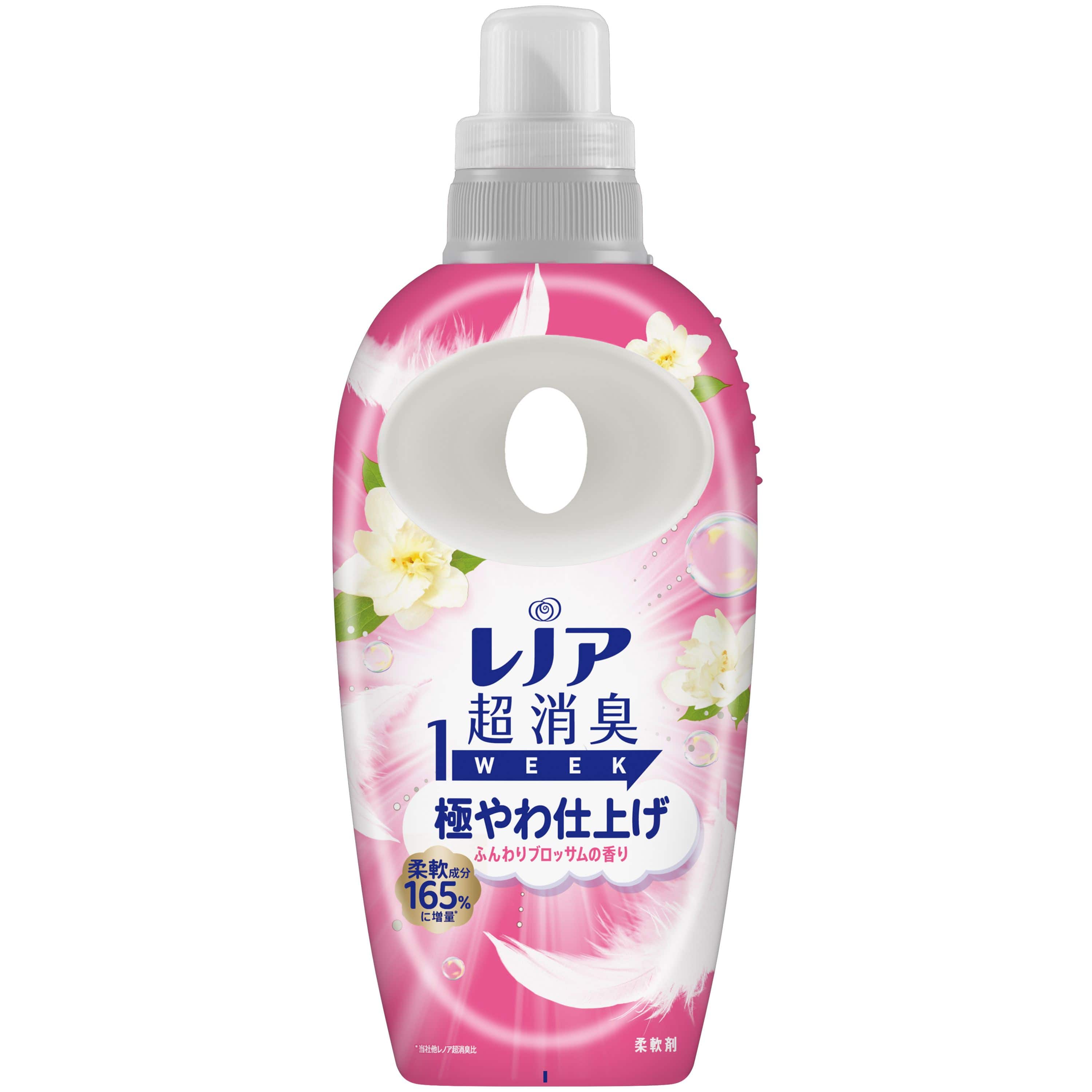 Ｐ＆Ｇジャパン レノア超消臭1WEEK極やわ仕上げふんわりブロッサムの香り本体 490mL/パック（ご注文単位1パック）【直送品】