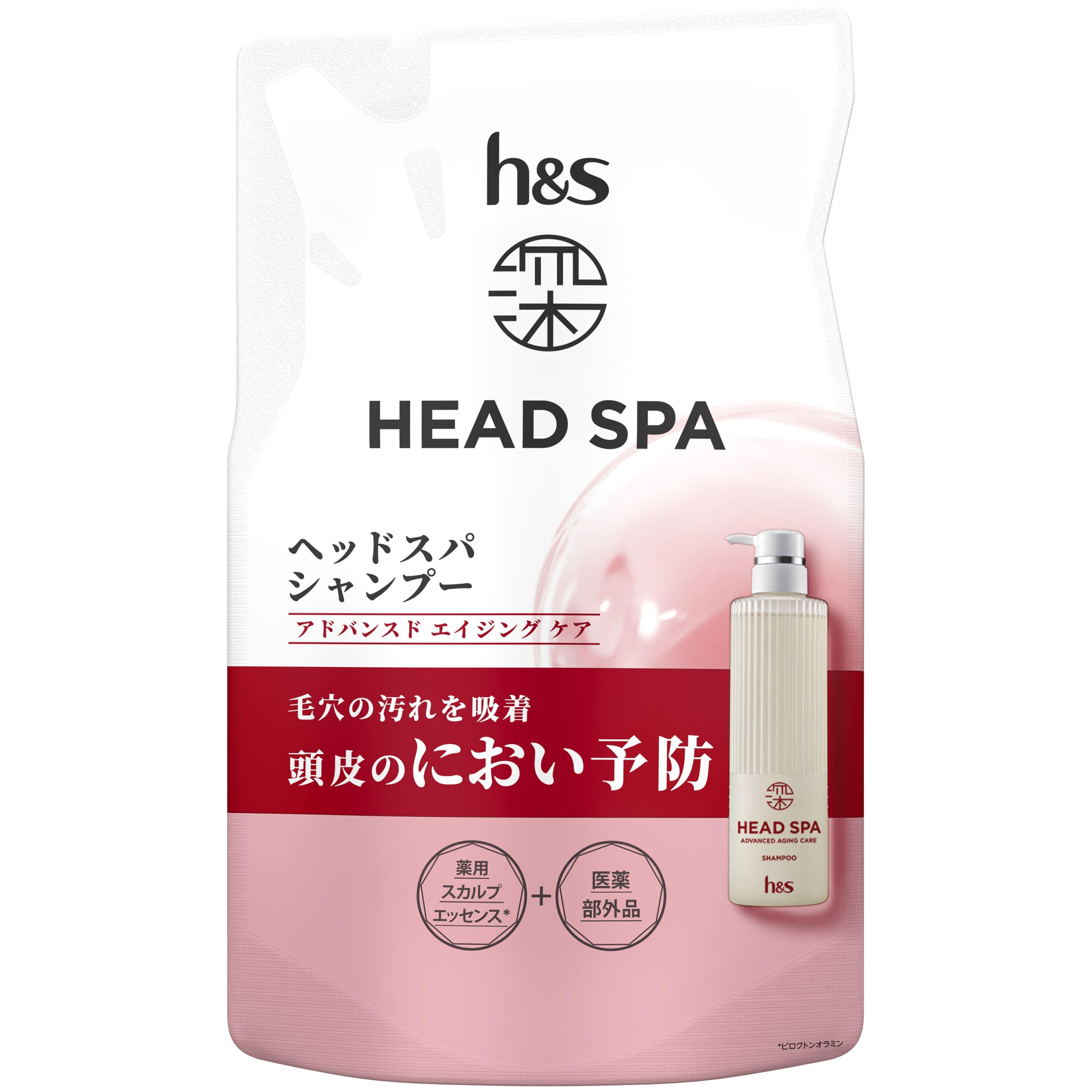 Ｐ＆Ｇジャパン 深ヘッドスパbyh&sアドバンスドエイジングケアシャンプーつめかえ 350G/パック（ご注文単位1パック）【直送品】