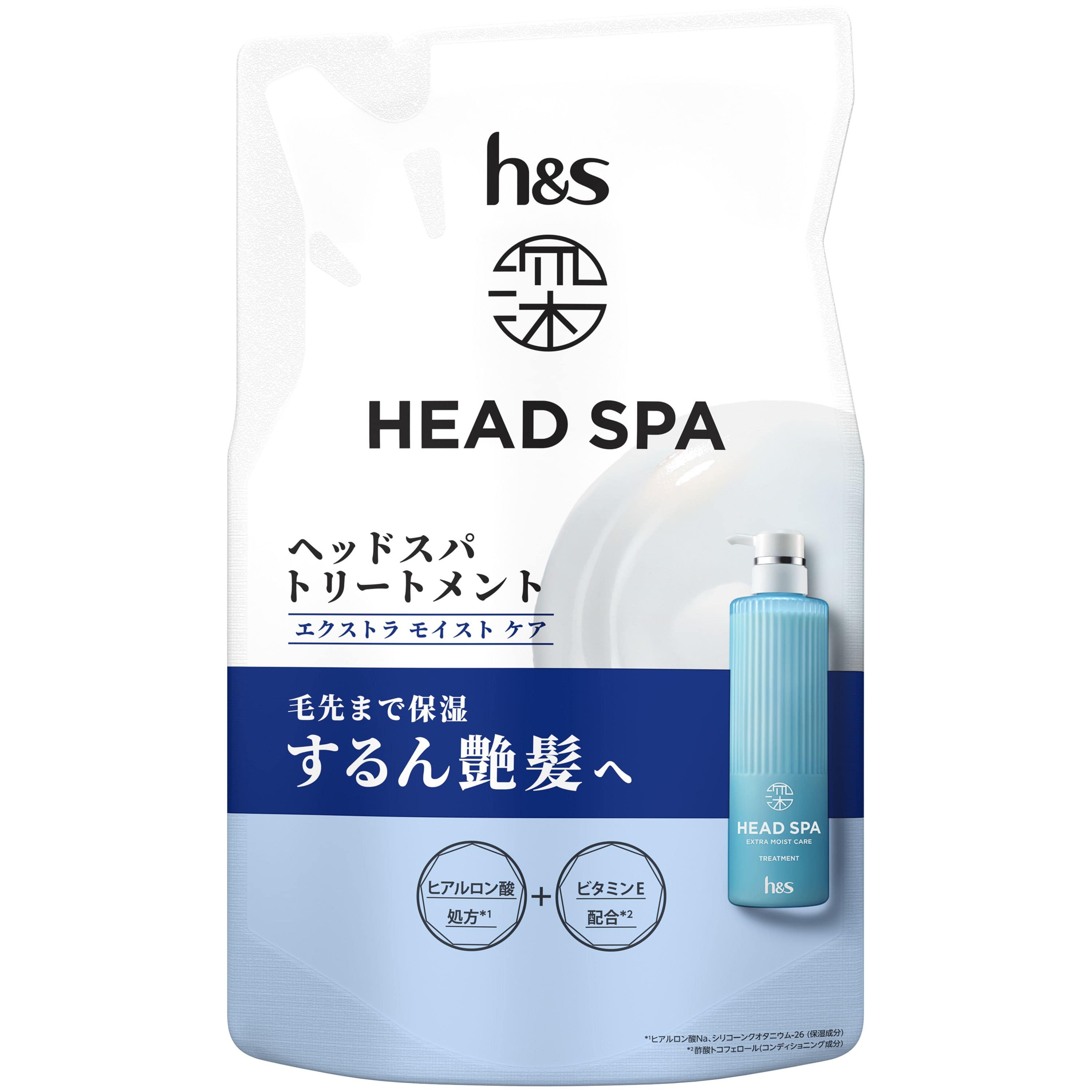 Ｐ＆Ｇジャパン 深ヘッドスパbyh&sエクストラモイストケアトリートメントつめかえ 350G/パック（ご注文単位1パック）【直送品】