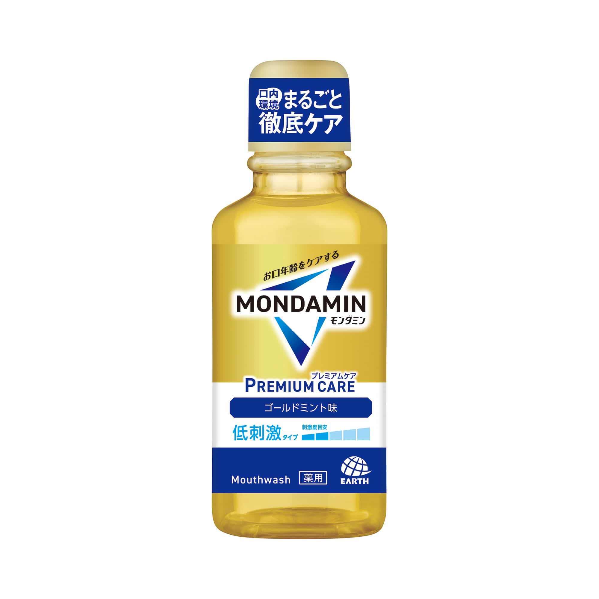 アース製薬 モンダミン プレミアムケア ゴールドミント 100mL/パック(ご注文単位1パック)【直送品】