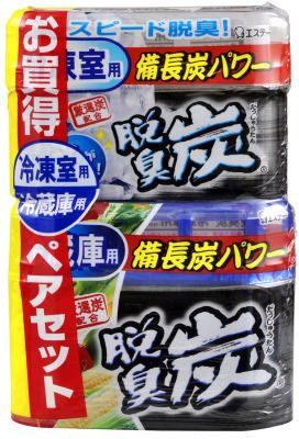 エステー ペア 脱臭炭セット 2個/パック（ご注文単位1パック）【直送品】