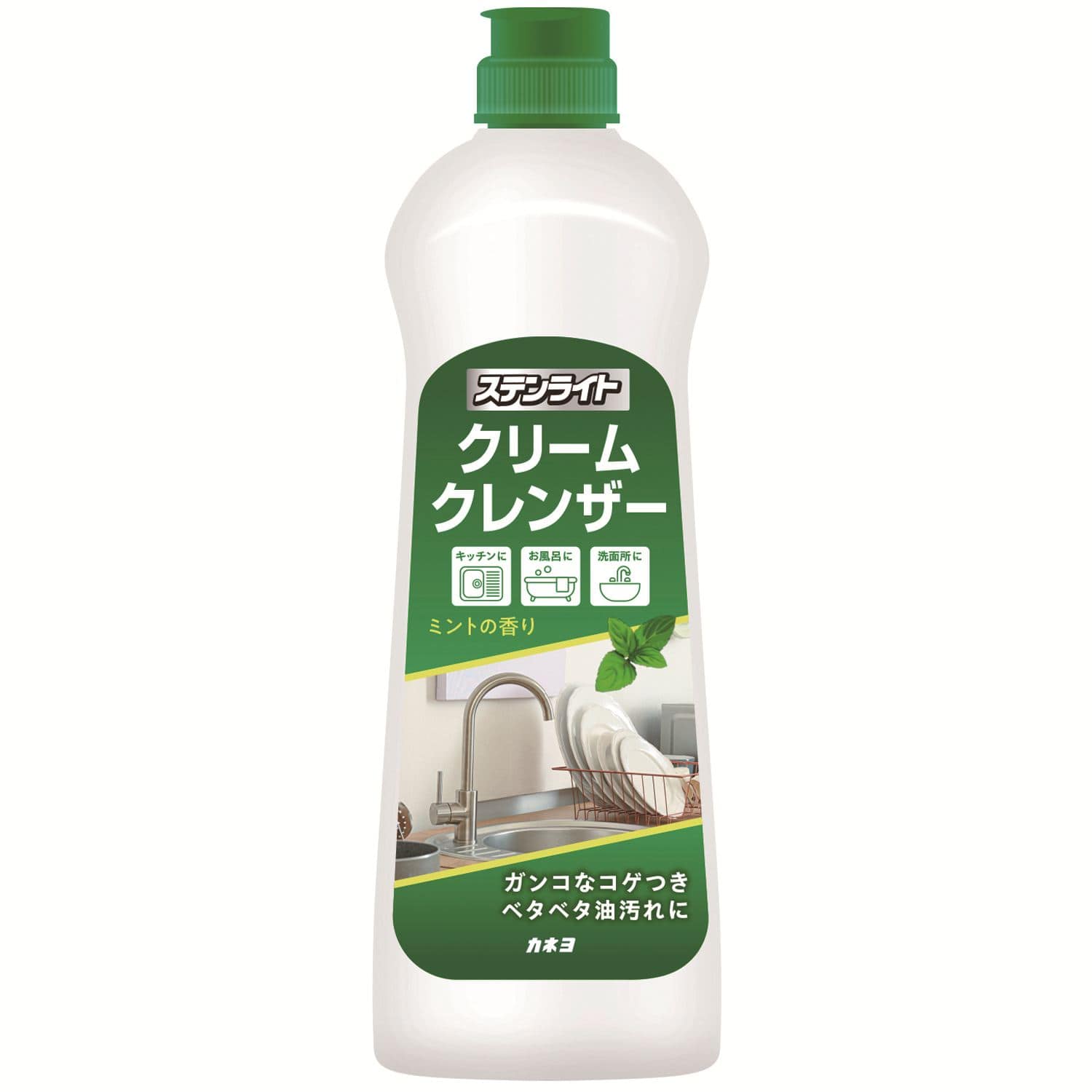 カネヨ石鹸 ステンライトクリームクレンザー ミントの香り 400G/パック（ご注文単位1パック）【直送品】