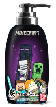 バンダイ 黒いZENBUWASH MINECRAFT 250mL/パック（ご注文単位1パック）【直送品】