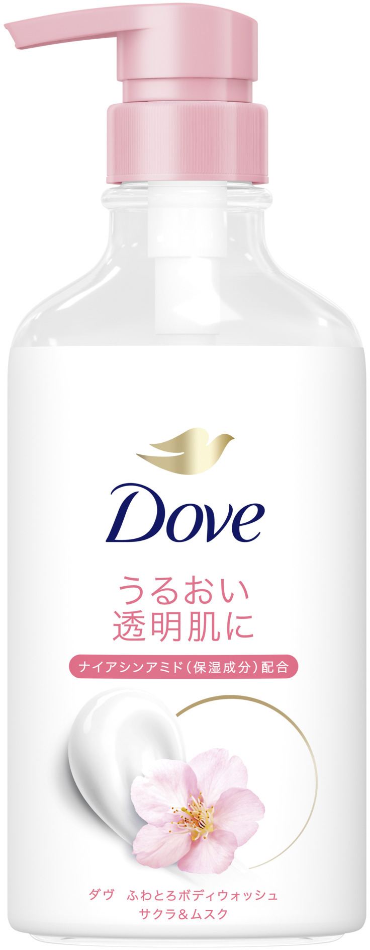 ユニリーバ・ジャパン ダヴ ふわとろボディウォッシュ サクラ&ムスク ポンプ 450G/パック（ご注文単位1パック）【直送品】